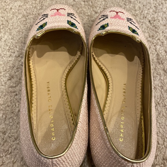 Charlotte Olympia Shoes Authentic Charlotte Olympia Cat Flats Sz 85